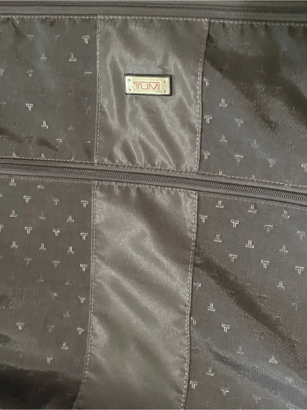 Tumi Black Rolling Garment Bag with Front Zip Pockets